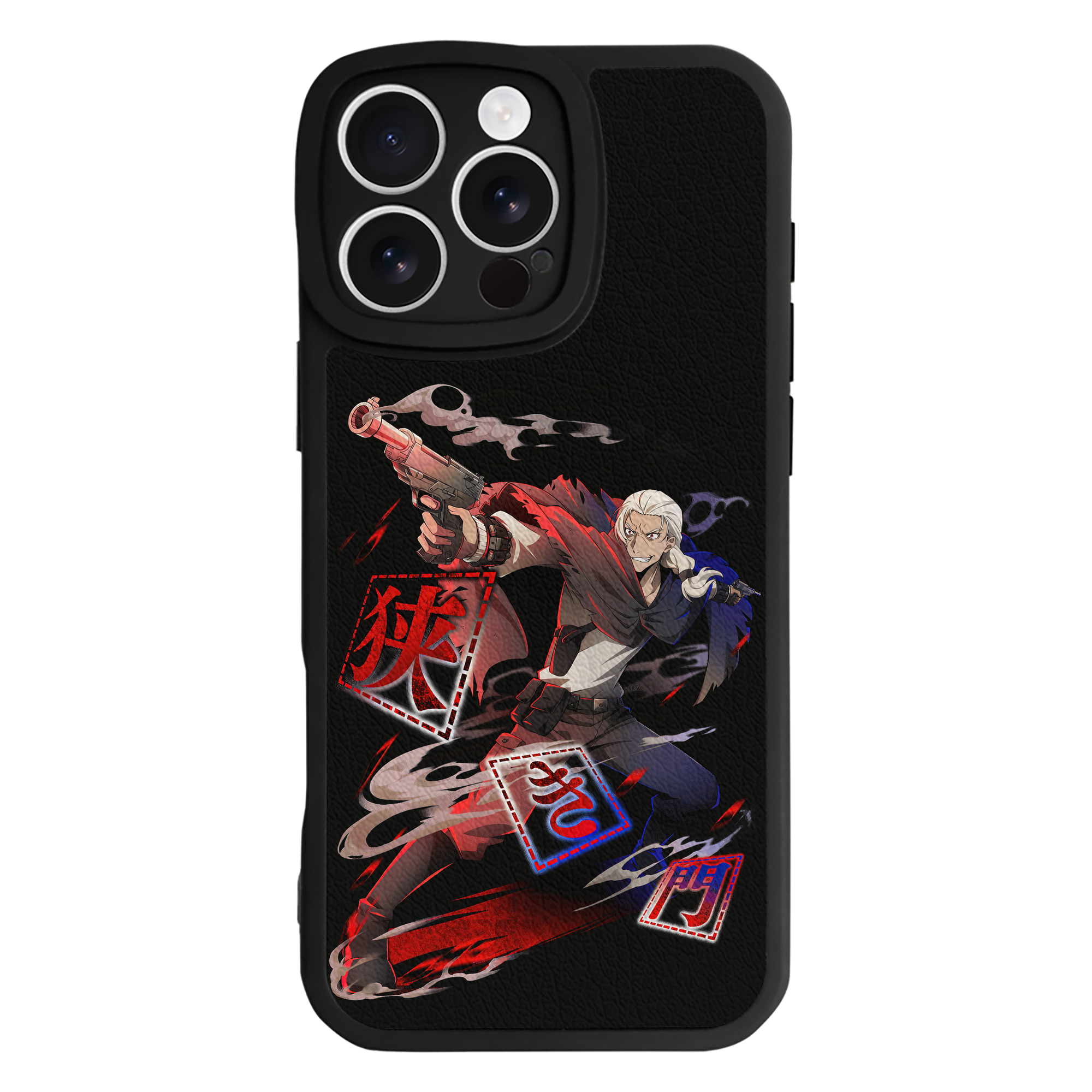 （画像用） 文豪ストレイドッグス Bungo Stray Dogs 【iPhone 16シリーズ対応】シリコンスマホケース（レザー調） 材質：シリコン